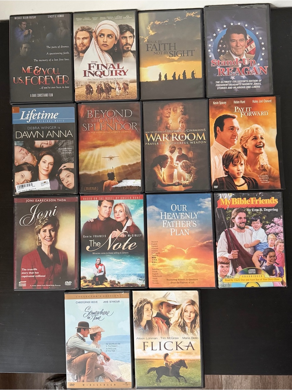 Religious & Inspirational DVD Lot - Mixed Titles